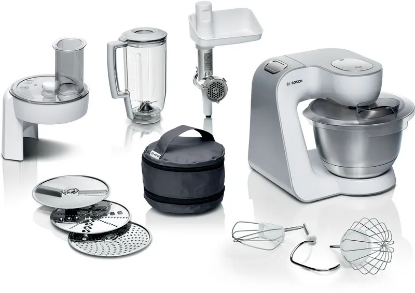 Снимка на Серия 4  Кухненска машина MUM 5 1000 W Бяло, сребърно    BOSCH MUM58231
