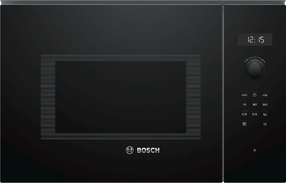 Снимка на Серия 6  Микровълнова фурна за вграждане 59 x 38 cm Черно    BOSCH BFL554MB0