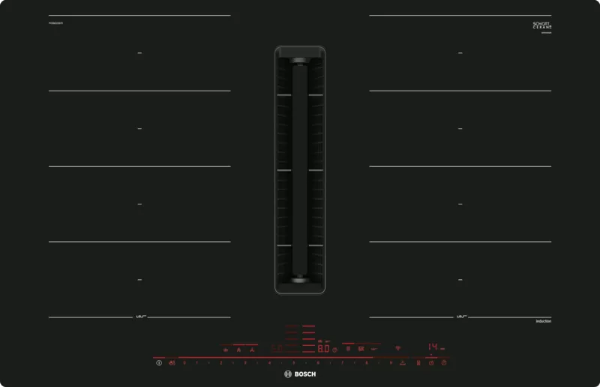 Снимка на Серия 8  Индукционен плот с вградена вентилация 80 cm flush mount    BOSCH PXX801D67E