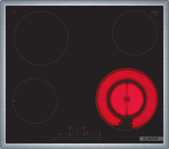 Picture of 
														Стъклокерамичен плот за вграждане Bosch PKF645FP3E 
						