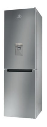 Снимка на Свободностоящ хладилник с камера Indesit LI8 S2E S AQUA