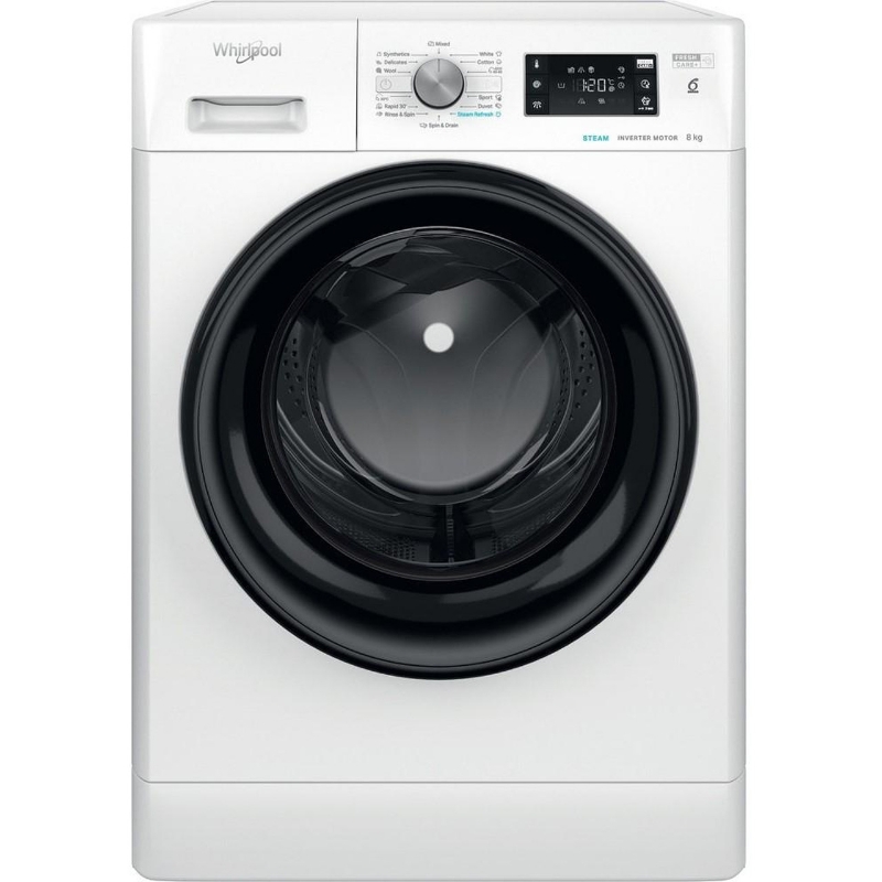 Снимка на Пералня Whirlpool FFB 8458 BV EE , 1400 об./мин., 8.00 kg, B , Бял