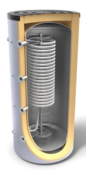 Снимка на Комбинирани високообемни бойлери за отоплителни системи и битова гореща вода с хигиенна серпентина