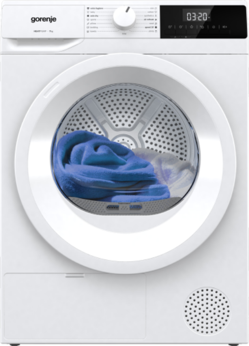 Picture of Свободностояща  сушилна машина  с термопомпа Gorenje DHNE7D,  7 кг']