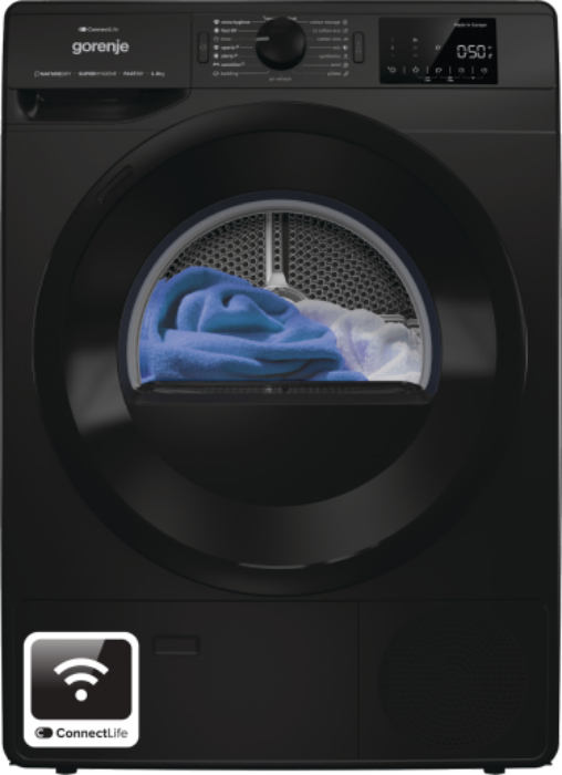 Picture of Сушилна машина  с термопомпа Gorenje DPNE82GNLWIFI/B,  8 кг
