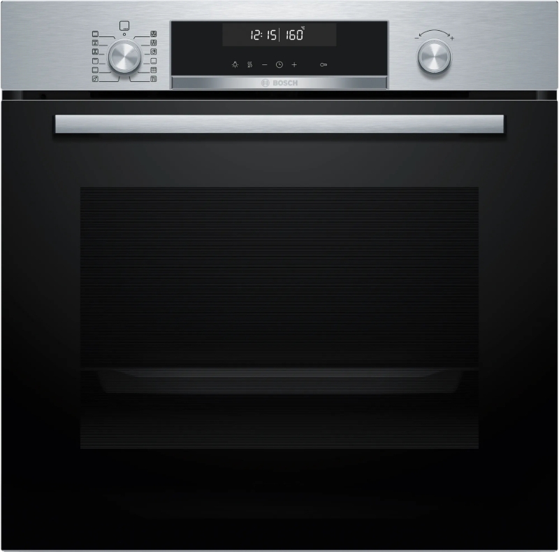 Снимка на Фурна за вграждане BOSCH  Serie 6  HBG578ES3  71 л 3600 W Черен, Неръждаема стомана