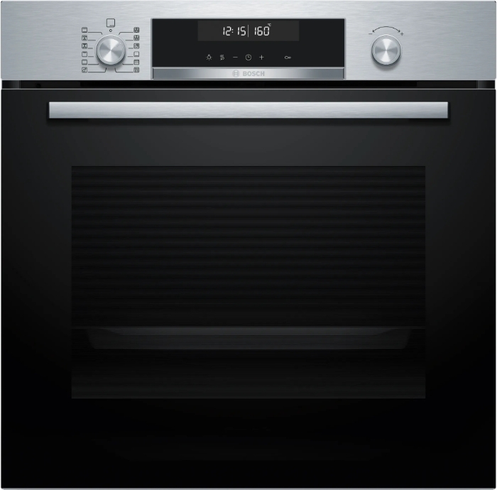 Снимка на Фурна за вграждане BOSCH  Serie 6  HBG578ES3  71 л 3600 W Черен, Неръждаема стомана