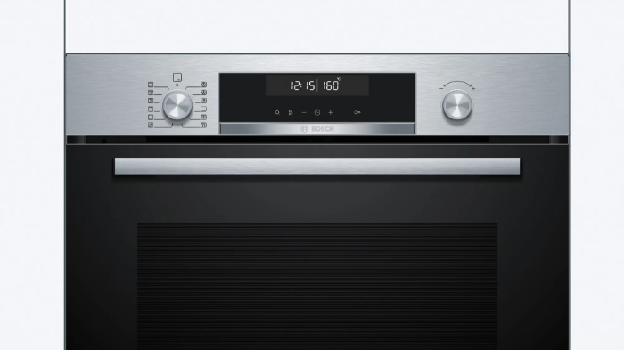 Снимка на Фурна за вграждане BOSCH  Serie 6  HBG578ES3  71 л 3600 W Черен, Неръждаема стомана