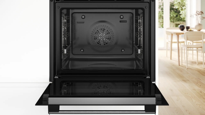 Снимка на Фурна за вграждане BOSCH  Serie 6  HBG578ES3  71 л 3600 W Черен, Неръждаема стомана