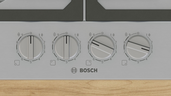 Снимка на Газов плот BOSCH Серия 6 PCP6A5I90, 60 cm, Неръждаема стомана