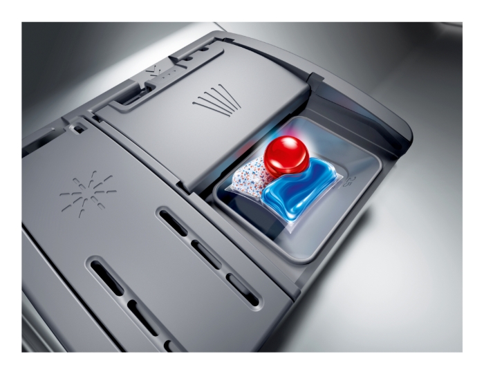 Снимка на Полуинтегрирана съдомиялна BOSCH Серия 6 SPI6EMS21E, Неръждаема стомана, 45 cm