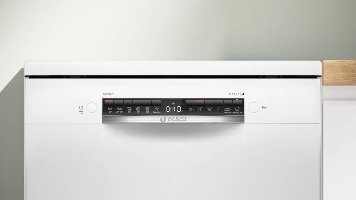 Снимка на Свободностояща съдомиялна BOSCH Серия 4 SMS4HVW14E, 60 cm, Бяло