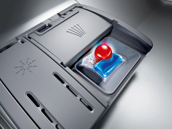 Снимка на Полуинтегрирана съдомиялна BOSCH Серия 4  SMI4ECS31E , 60 cm Неръждаема стомана