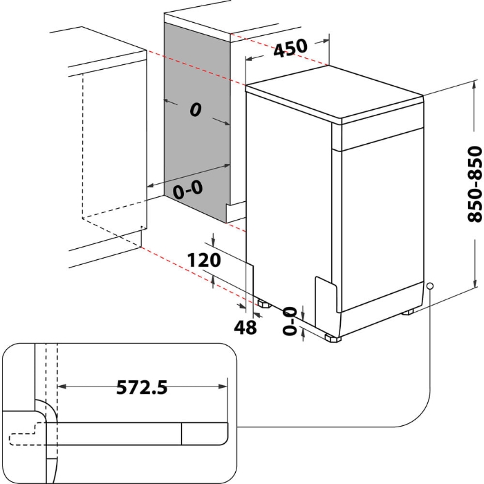 Снимка на Съдомиялна Whirlpool WSFO 3O23 PF , 10  комплекта