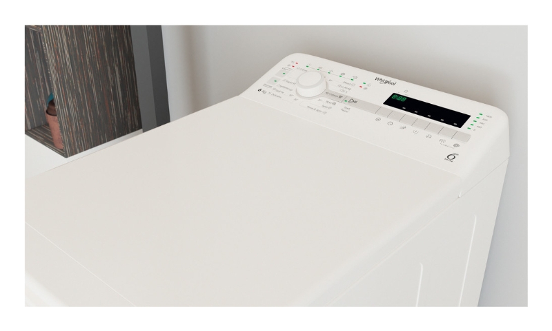 Снимка на Свободностояща пералня с горно зареждане Whirlpool TDLR 6040S  ,  6,0 кг