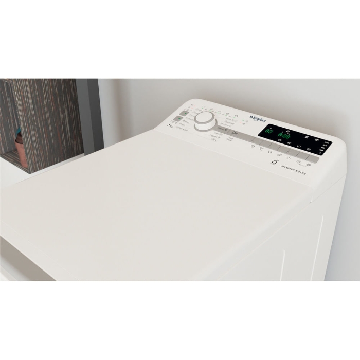 Снимка на Пералня Whirlpool TDLR 7231BS , 1200 об./мин., 7.00 kg, D , Бял