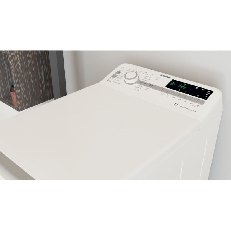 Снимка на Пералня Whirlpool TDLR 7231BS , 1200 об./мин., 7.00 kg, D , Бял