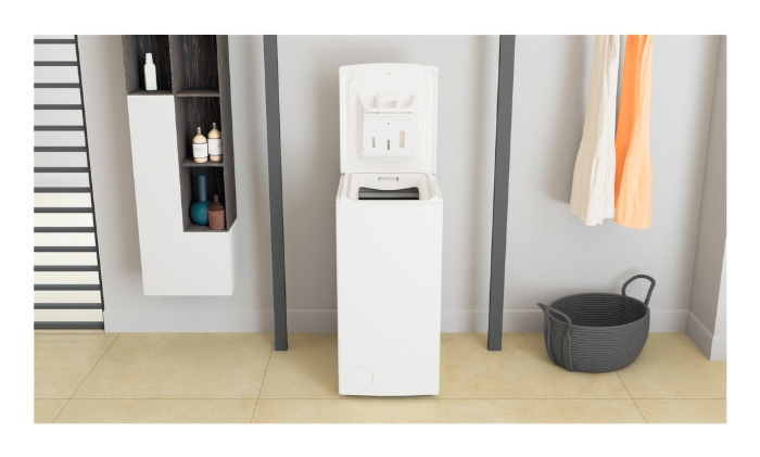 Снимка на Свободностояща пералня с горно зареждане Whirlpool TDLR 6040S  ,  6,0 кг