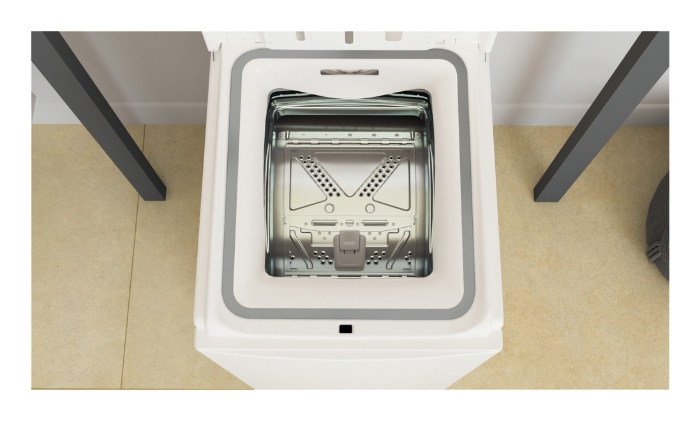 Снимка на Свободностояща пералня с горно зареждане Whirlpool TDLR 6040S  ,  6,0 кг