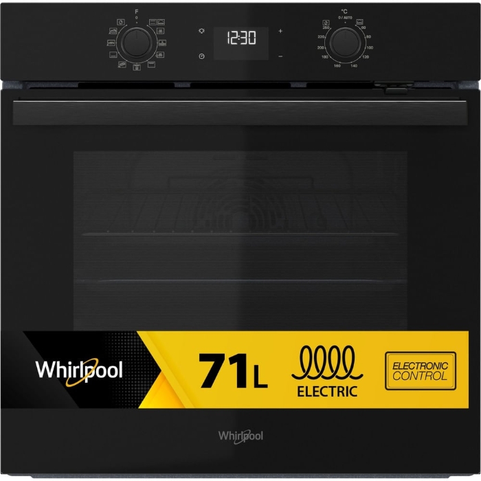 Снимка на Електрическа фурна за вграждане Whirlpool  OMR58HU1B, 71 л , Неръждаема стомана