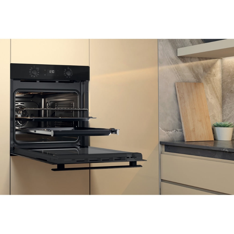 Снимка на Електрическа фурна за вграждане Whirlpool  OMR58HU1B, 71 л , Неръждаема стомана