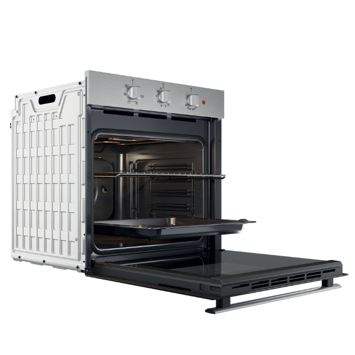Снимка на Електрическа фурна за вграждане Whirlpool  OMR35HR0X , 71 л 2750 W Черен, Неръждаема стомана