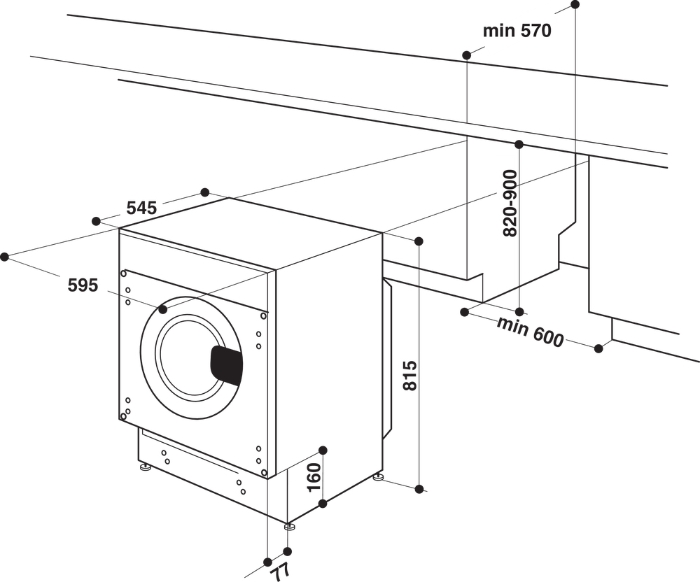 Снимка на Пералня със сушилня  Whirlpool BI WDWG 751482 EU N