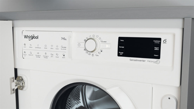 Picture of Пералня със сушилня за вграждане Whirlpool BI WDWG 751482 EU N
