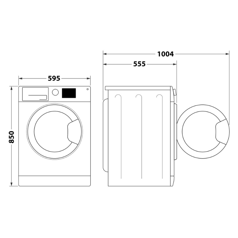 Снимка на Пералня със сушилня Indesit BDE 86436 WSV EE