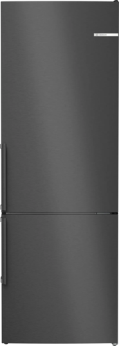 Снимка на Свободностоящ хладилник с долен фризер Серия 4 BOSCH KGN49VXDT , 203 x 70 cm , Black stainless steel