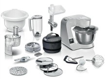 Снимка на Кухненска машина с везна BOSCH Серия 4 MUM5XL72 ,  1000 W Сиво, сребърно