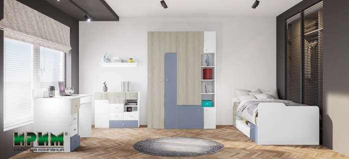 Детско обзавеждане Modern Blue сонома тъмна