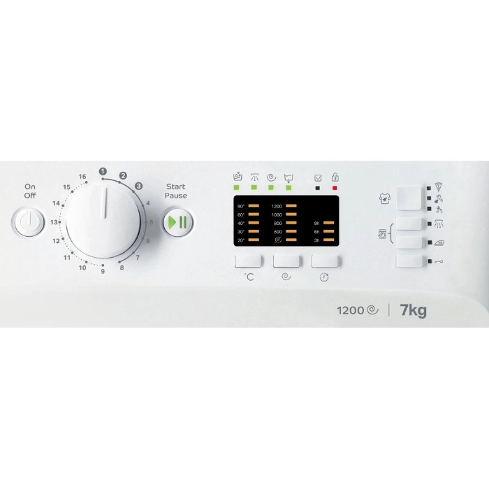 Picture of Перална машина Indesit MTWA 71252 W EE, 7 кг 1200 об/мин, Бяла