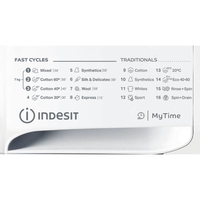 Picture of Перална машина Indesit MTWA 71252 W EE, 7 кг 1200 об/мин, Бяла