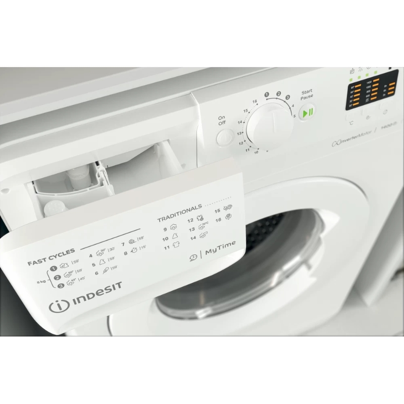 Снимка на Перална машина Indesit MTWA 81495 W EU ,  8 кг , 1351 об/мин Бяла