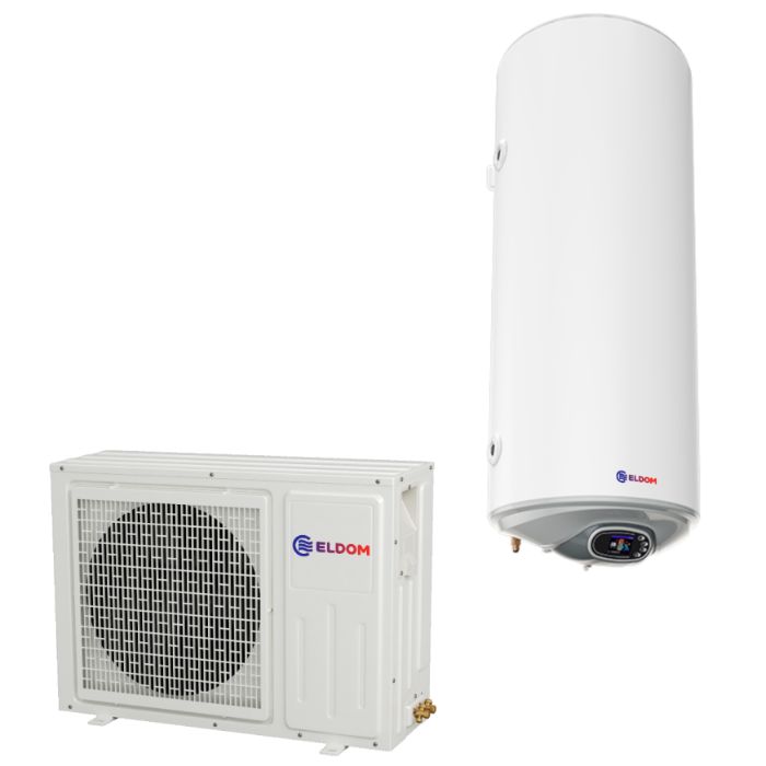Термопомпен бойлер  с 1 серпентина 120 ЕЛДОМ HPWH120S