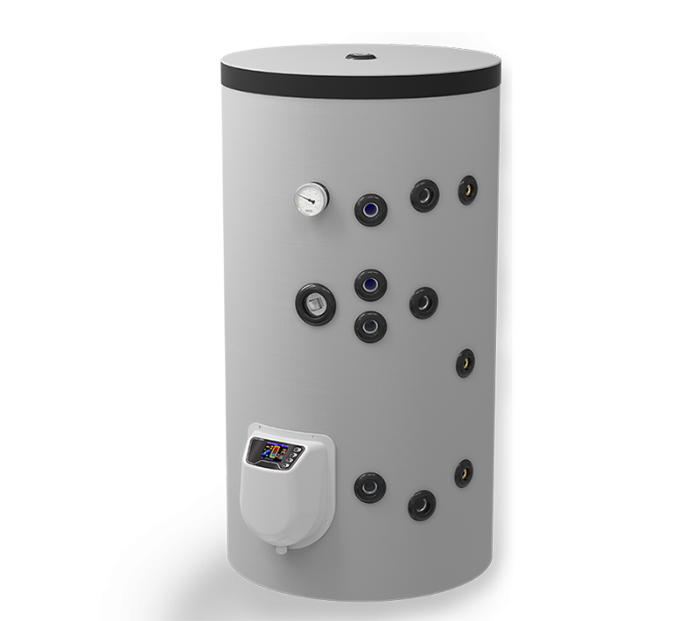 Стоящ бойлер  FV15060S2E с 2 серпентини 150, електронно управление ЕЛДОМ FV15060S2E