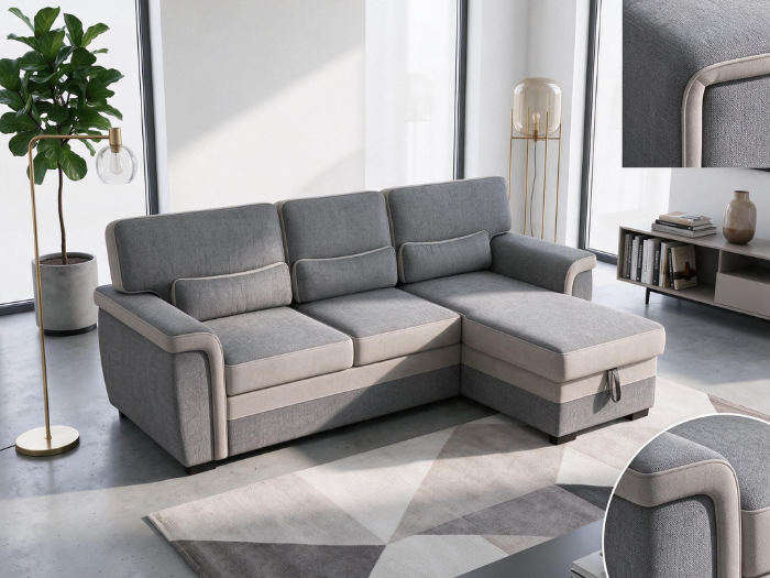 Picture of Холов ъгъл Еlsa Grey + ПОДАРЪК ХОЛНА МАСА